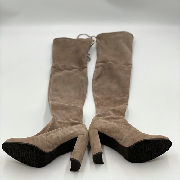 Stuart Weitzman Over the Knee Suede Boots - Picture 2 of 3